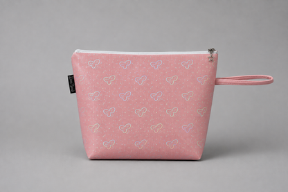Pink Handmade Makeup Pouch