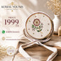 Handmade Round Embroidered Cross Body Bag for Women | Fabric Crossbody Bag