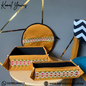 Handmade Bread Basket Set with Bread Warmer & Cutlery Basket