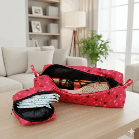 Hair Straightener pouch & Sanitary Pad Pouch