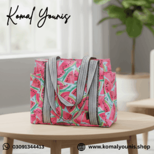 Printed Cotton Canvas Tote Bag