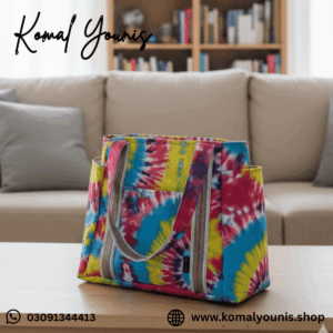 Printed Canvas Tote Bag