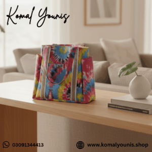 Printed Canvas Tote Bag - Image 3