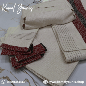 Floral Hive Stem Red Dining Table Cover - Image 4