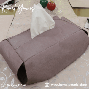 Light Taupe Leaf Dining Table Cover - Image 5