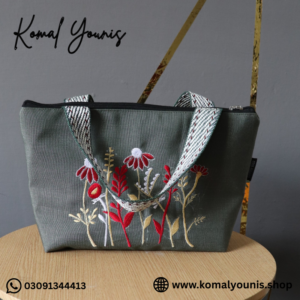Handmade Embroidered Mini Handbag - Image 5