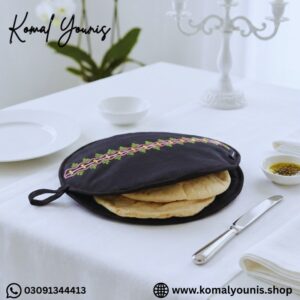 Handmade Bread Basket Set with Bread Warmer & Cutlery Basket - Image 4