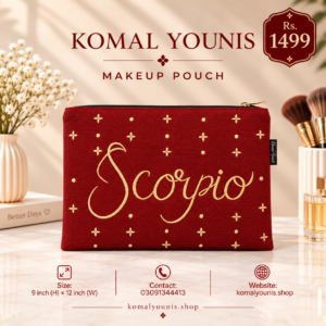 scorpio-zodiac-makeup-pouch-in-red-jute-with-gold-embroidery