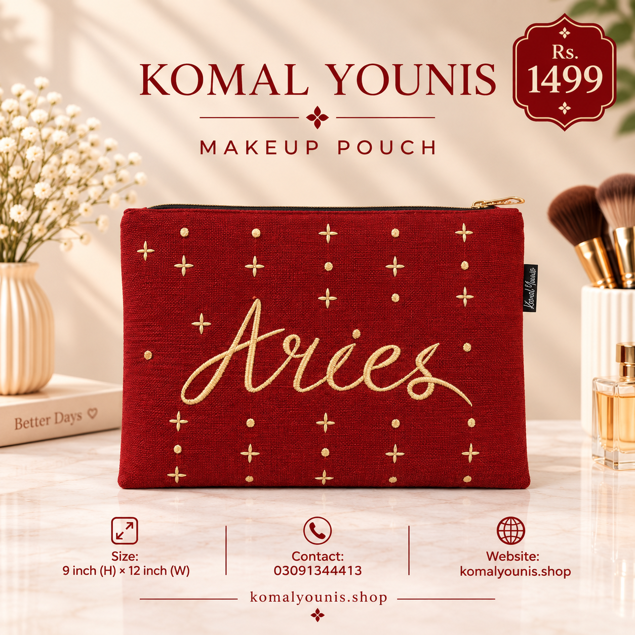 aries-zodiac-makeup-pouch-in-red-jute-with-gold-embroidery